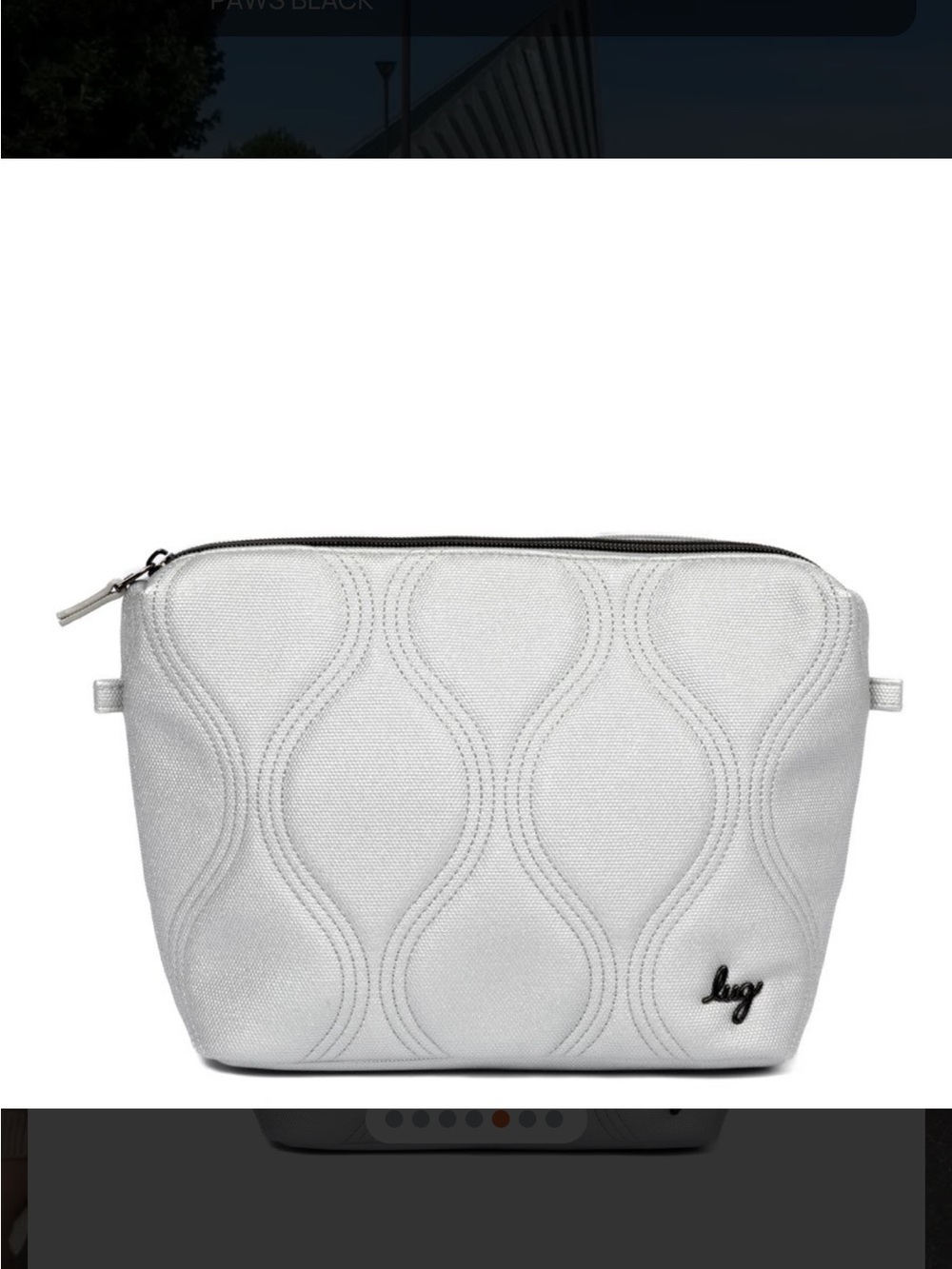 lug Volley Matte Luxe VL Pouch in White